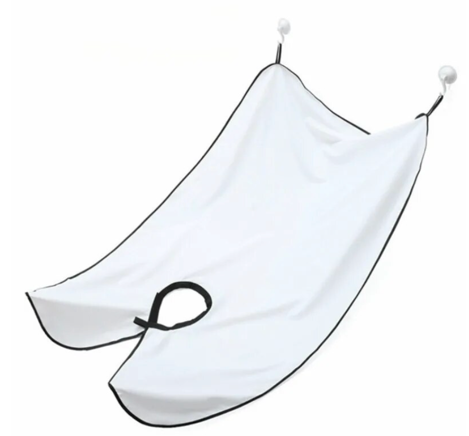 Mens Shaving Blanket Suction Cup Shaving Apron Easy Cleanup Hair Removal