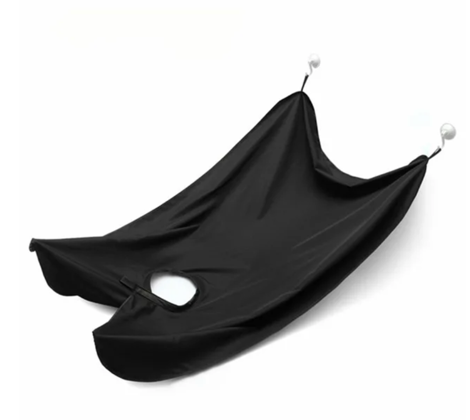 Mens Shaving Blanket Suction Cup Shaving Apron Easy Cleanup Hair Removal