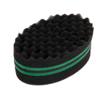 Mens Magic Hair Sponge Double Sided Twist Brush Afro Curl Hair brush Style Maker