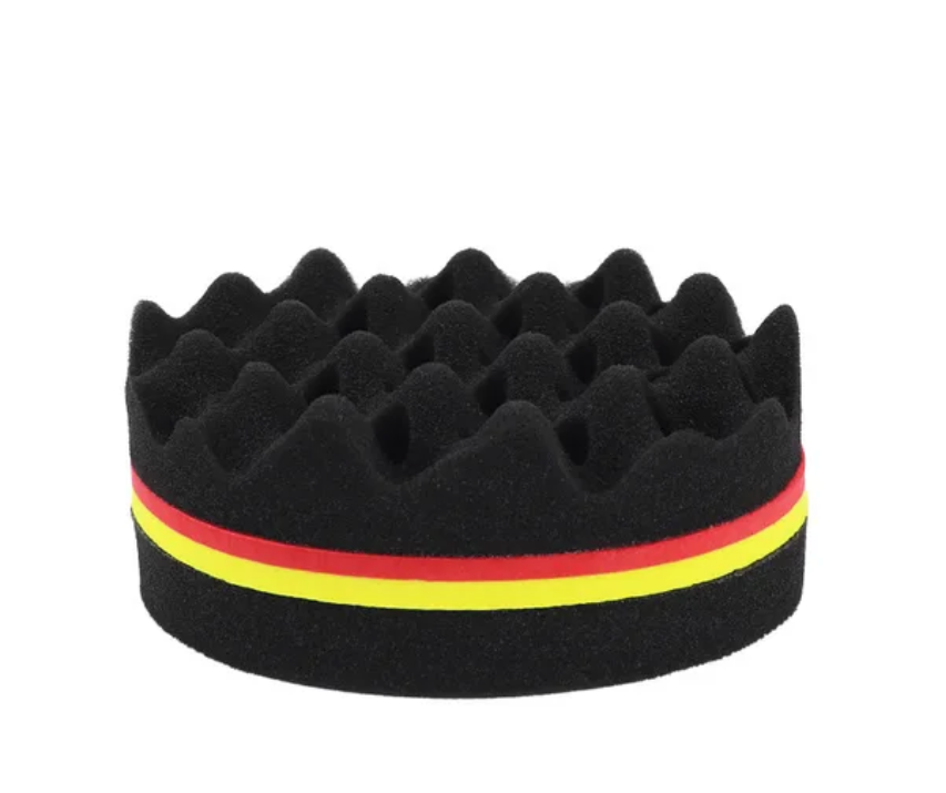 Mens Magic Hair Sponge Double Sided Twist Brush Afro Curl Hair brush Style Maker