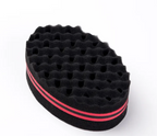 Mens Magic Hair Sponge Double Sided Twist Brush Afro Curl Hair brush Style Maker