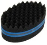 Mens Magic Hair Sponge Double Sided Twist Brush Afro Curl Hair brush Style Maker