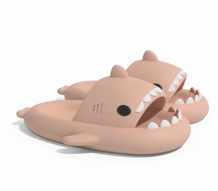 Kids Summer Baby Shark Slippers Flat Outdoor Kids Footwear Cartoon Shark Sandals