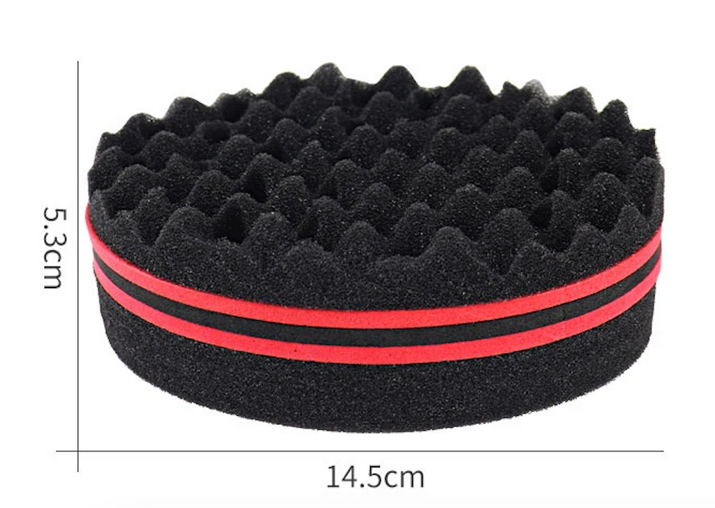 Mens Hair Sponge Twist Hair Design With Styling Pick