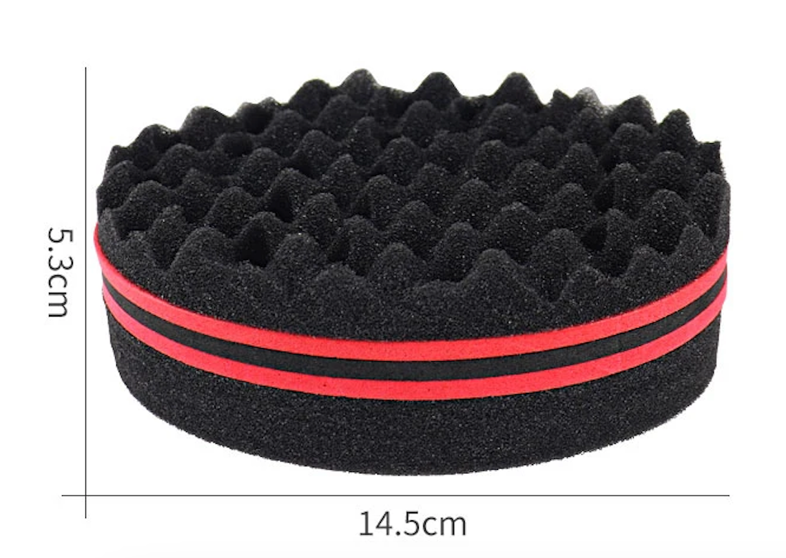 Mens Hair Sponge Twist Hair Design With Styling Pick