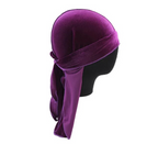 Unisex Mens Single Hair Durag Bandana Long Tail Breathable Doo Rag
