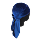 Unisex Mens Single Hair Durag Bandana Long Tail Breathable Doo Rag