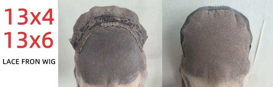 Silver Grey Colored 13x4 13x6 Lace Front Human Hair HD Lace 180% Density Woman Wig