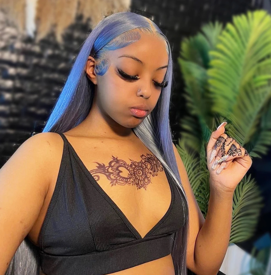 Silver Grey Colored 13x4 13x6 Lace Front Human Hair HD Lace 180% Density Woman Wig