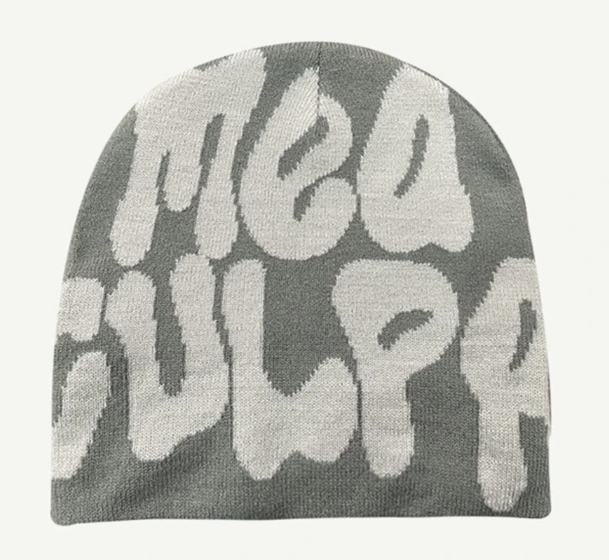 Adults Unisex Mea Y2K Culpa Beanie Skullie Trending Head Cap Hat Accessory