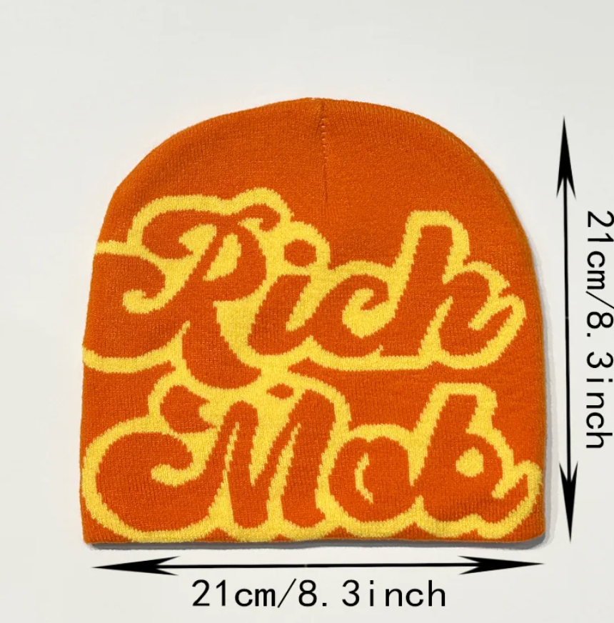 Knitted Men Woman Winter Beanie Trending Fashion Winter Y2K Skully Head Cap