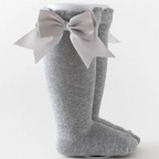Kids Knee High Baby Girl Cotton Long Bow Socks for Girls