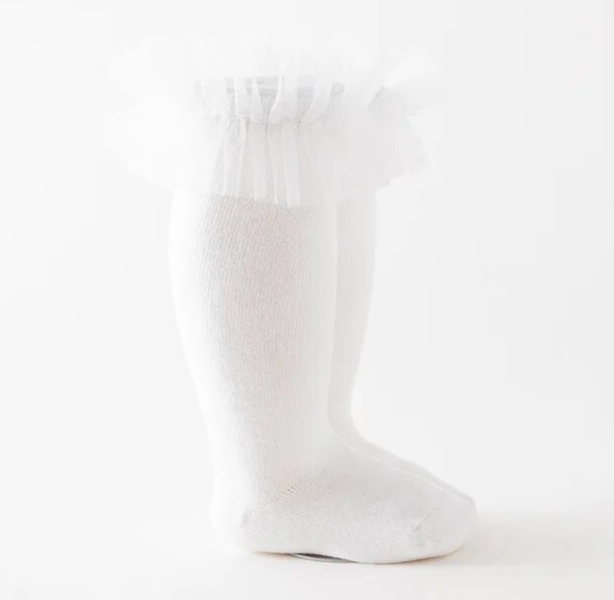 Kids Short Long Ruffle Knee High Ankle Soft Cotton Socks