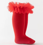 Kids Short Long Ruffle Knee High Ankle Soft Cotton Socks