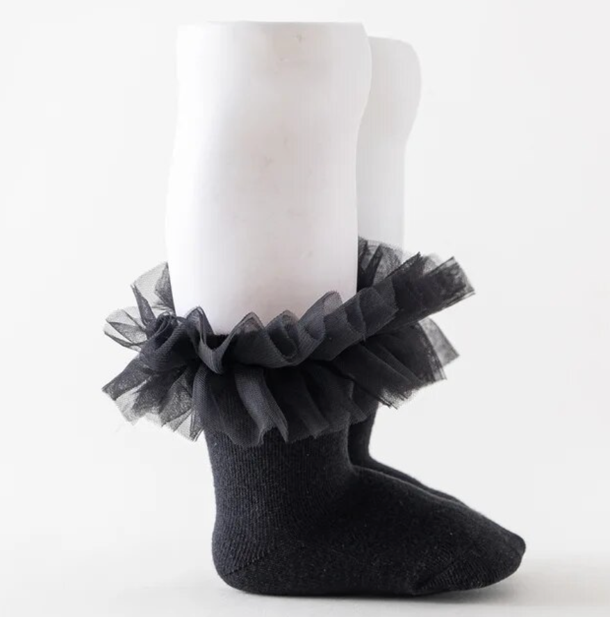 Kids Short Long Ruffle Knee High Ankle Soft Cotton Socks
