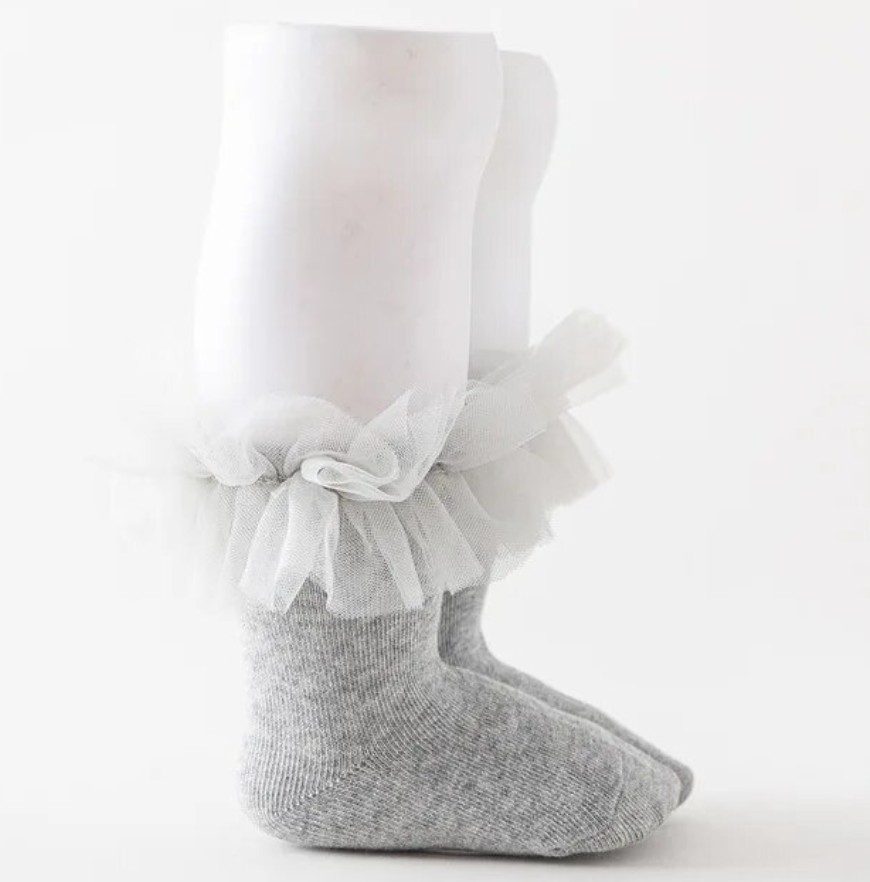 Kids Short Long Ruffle Knee High Ankle Soft Cotton Socks