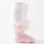 Kids Short Long Ruffle Knee High Ankle Soft Cotton Socks