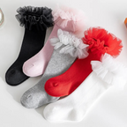 Kids Short Long Ruffle Knee High Ankle Soft Cotton Socks
