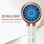 High Speed Low Noise Hair Dryer Quick Drying White Electric Turbine Airflow Dryer