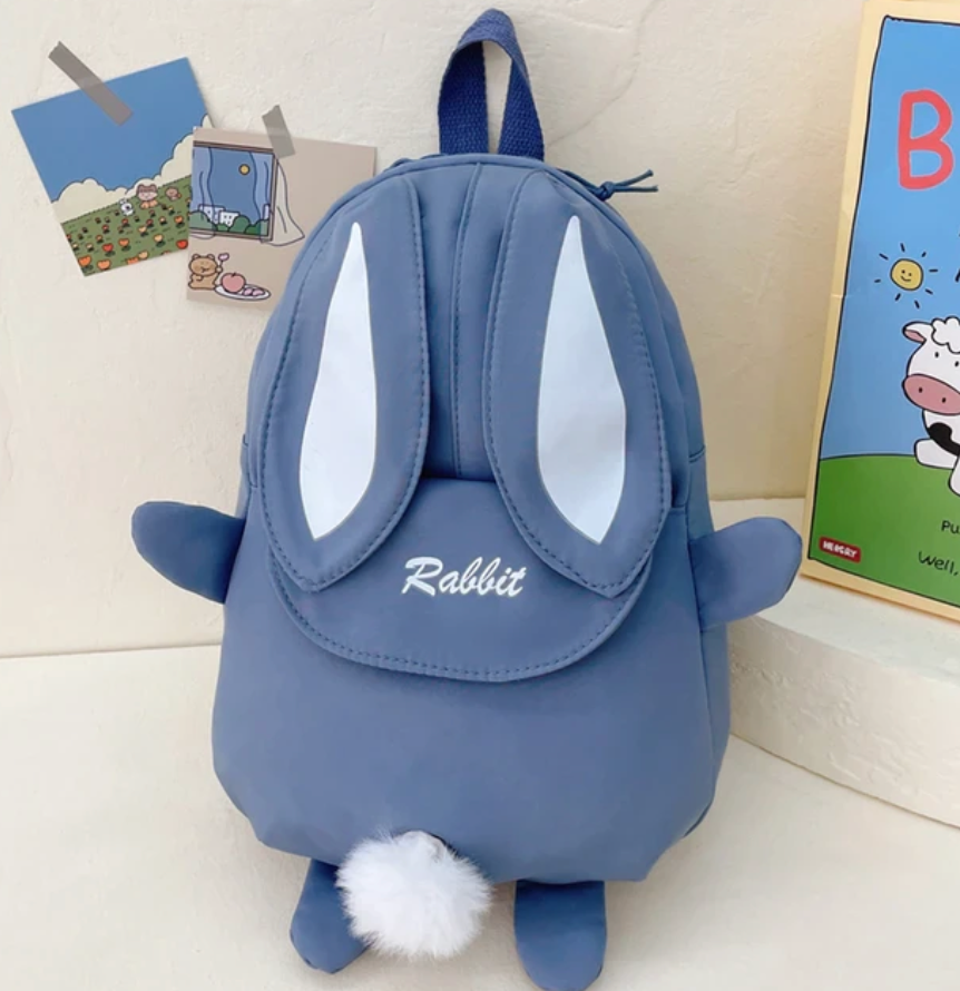 Children School Bunny Rabbit Backpack Cute Boy Girls Travel Bag