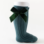 Baby Girl Bow Sock Long Cotton Design Sock