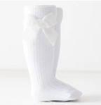 Baby Girl Bow Sock Long Cotton Design Sock