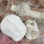 Baby Girl Pearl Socks And Headband NonSlip Cotton Design Baby Girl Accessory