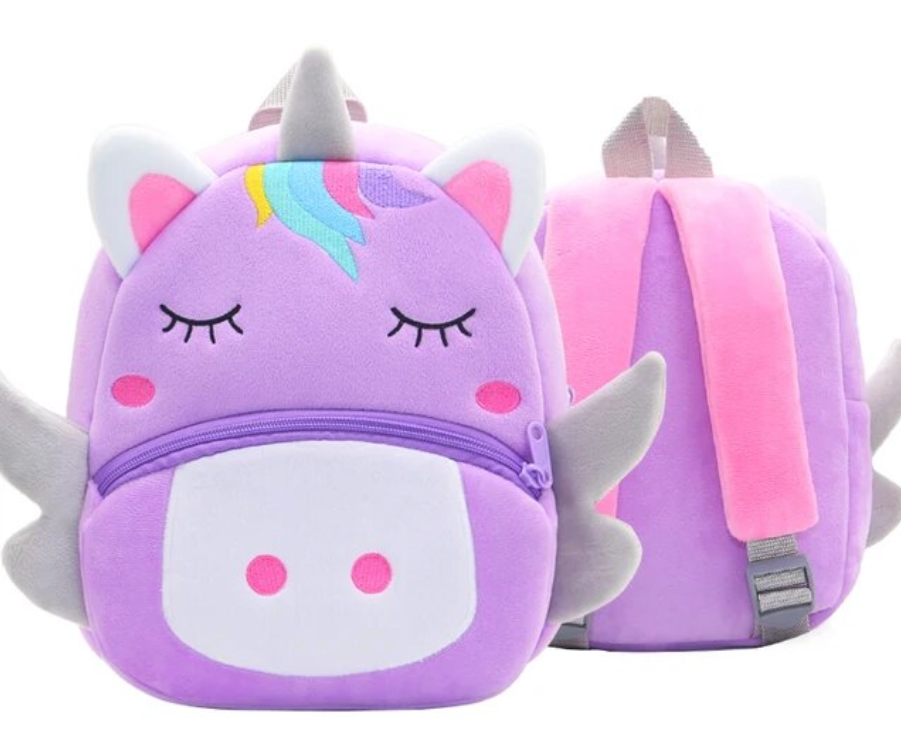 Cartoon Cute Plush Animal Kids Back Pack School Girl Boy Tote Bag