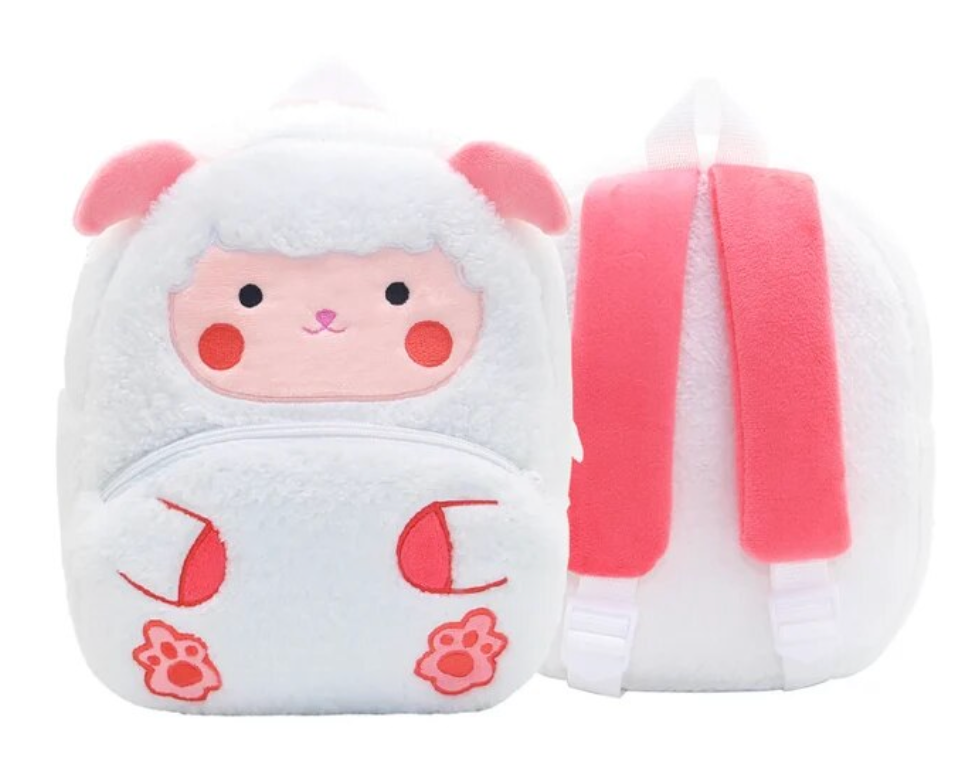 Cartoon Cute Plush Animal Kids Back Pack School Girl Boy Tote Bag
