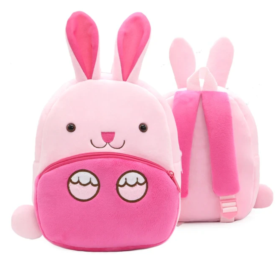 Cartoon Cute Plush Animal Kids Back Pack School Girl Boy Tote Bag