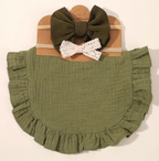 3Pcs Baby Bib Newborn Spit Up Towel Accessory Matching Set Burp Cloth