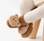 Cute Kids Nonslip Toddler Socks Teddy Bear Boy Girl Winter Cotton Feet Accessory