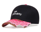 The Munchies Hat Trending Doughnut Bite Breathable Baseball Snap Back Hat