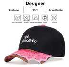 The Munchies Hat Trending Doughnut Bite Breathable Baseball Snap Back Hat