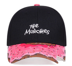 The Munchies Hat Trending Doughnut Bite Breathable Baseball Snap Back Hat