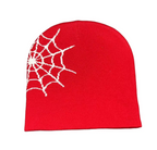 Knitted Vision Spider Web Y2K Unisex Scully Graphic Design Beanie Headwear