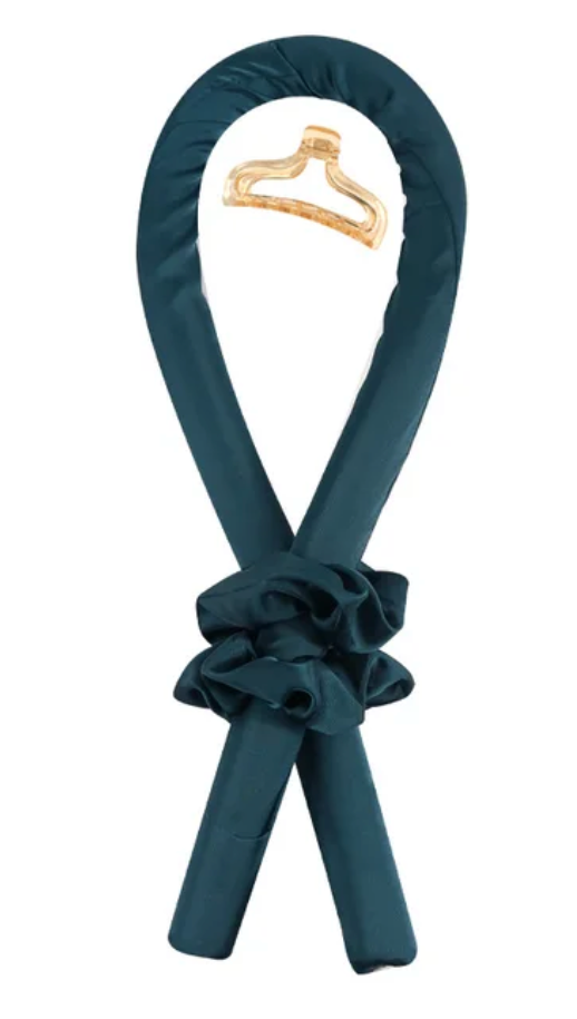 Womans Heatless Hair Curler Silk Ribbon Curling Rod Soft Styling Tool