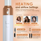 5 In 1 Hair Appliance Professional Curler Hair Dryer Straightener Hot Comb Set