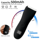Mens Hair Trimmer Electric Waterproof Clippers With Attachments