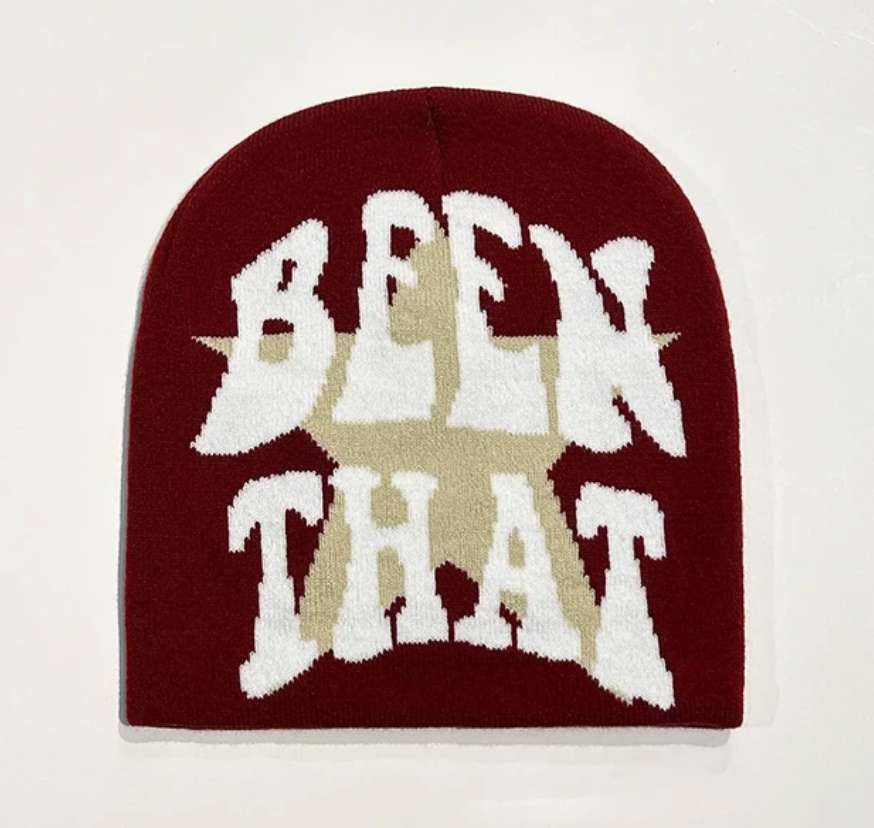 Trending Knitted Been That Beanie Warm Star Design Skilly Hat