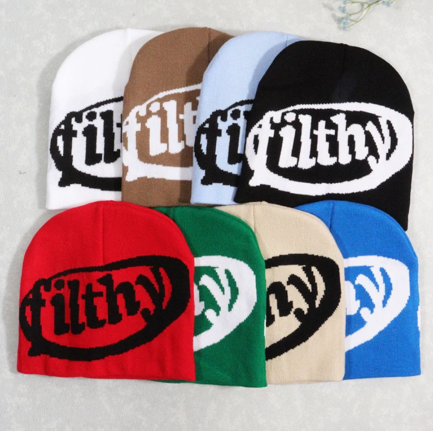 Knitted Unisex Winter Wool Aesthetic Cap Warm Quality Skully