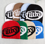 Knitted Unisex Winter Wool Aesthetic Cap Warm Quality Skully