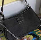 Y2K CrossBody Star Cross Design Chain Tote Purse Small Shoulder Bag