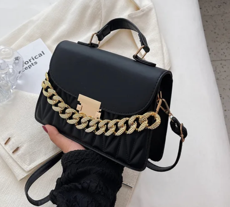 Designer Pu Leather CrossBody Shoulder Fashion Chain Handbag Purse