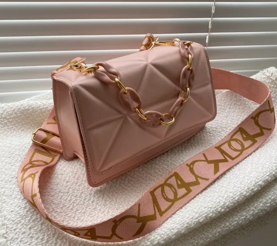 Womans Purse Pu Leather crossbody Stone Pattern Ladies Handbag