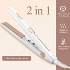 Professional Mini Hair Thermostatic 20mm Portable Hair Straightener