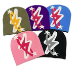 Graphic Knitted Embroidery Unisex The Storm Warm Winter Beanie Cap