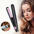Mini Ceramic Traveling Hair Styling Tool Portable Hot Iron Straightener Curler