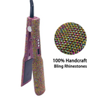 Rhinestone Hair Straightener LCD Display Flat Iron Professional Hair Tool