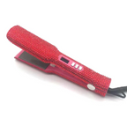 Rhinestone Hair Straightener LCD Display Flat Iron Professional Hair Tool